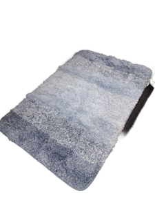 lot 5451 image: Plush Shag Bathroom Mat Set 30x20 in