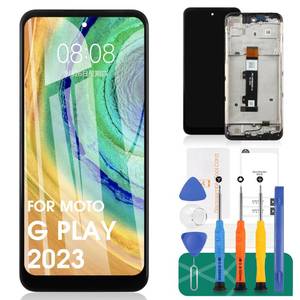 lot 6254 image: for Moto G Play 2023 Screen Replacement for Motorola Moto G Play 2023 LCD Replacement Screen for Moto G Play 2023 XT2271-5 Display Touch Screen Digitizer Assembly Repair with Frame