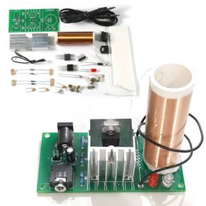 lot 6256 image: ISolderStore DIY Mini Tesla Coil Kit 15W Electronic DIY Kits Mini Music Tesla Coil Plasma Speaker Soldering Practice Kit DIY Soldering Project for Teens Kids Adults Thanksgiving Xmas Gift