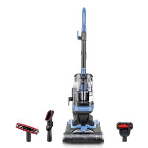 lot 9654 image: Used, Some Parts With Minor Damage Kenmore DU1040 Bagless Upright Vacuum Lightweight Cleaner with 4 Height Adjustment, Pet HandiMate 2 Cleaning Tools for Carpet, Hard Floor and Dog Hair, Blue