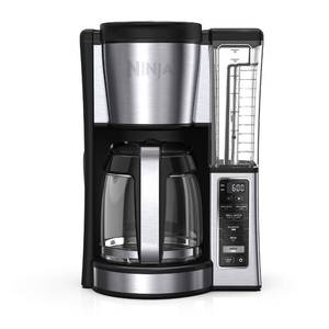 lot 9655 image: Missing Water Tank, Carafe Ninja 12-Cup Programmable Coffee Brewer, 2 Brew Styles, Adjustable Warm Plate, 60oz Water Reservoir, Delay Brew - BlackStainless Steel