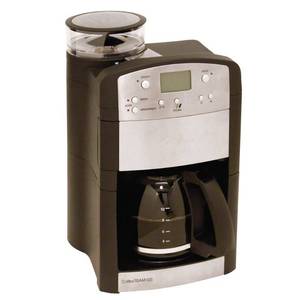 lot 9656 image: Used but All Parts Accounted For Capresso 464.05 CoffeeTeam GS 10-Cup Digital Coffeemaker with Conical Burr Grinder, Glass Carafe , Black , 15.5 x 9.5 inx 9.75inin