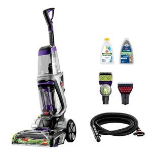 lot 9662 image: Missing Top Frame, Accessories, and Bottom Shell BISSELL ProHeat 2X Revolution Pet Pro Plus, 3588F, Upright Deep Cleaner, 30-minute Dry Time, Dual Dirt Lifter Powerbrush, Hose and Tool Attachment, Pet Upholstery Tool and Tough Stain Tool Included