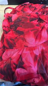 lot 10170 image: BTFBM Red Rose Dress, M