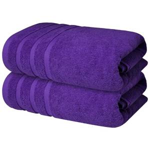 lot 11737 image: Infinitee Xclusives 100percent Cotton Luxury Bath Towels Set of 2 (27x54 Inches), Soft, Absorbent, Quick Dry, Perfect Towels for Bathroom, Gym, Spa and Hotel (Profound Purple, Bath Towels - Pack 2)