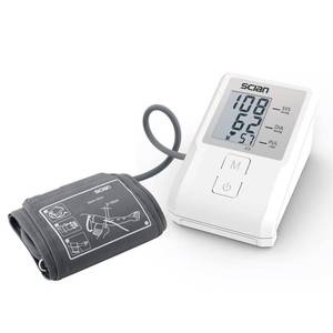 lot 12075 image: Scian Blood Pressure Monitor Upper Arm with Adjustable Cuff, Digital Accurate BP Machine for Home Use (White)