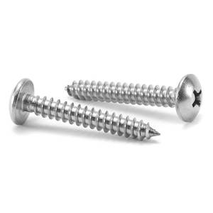 lot 12104 image: #14 x 1-14 Wood Screw 100Pcs Truss Head Phillips 18-8 (304) Stainless Steel Fast Self Tapping Screws by SG TZHin