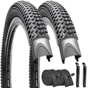 lot 16256 image: SIMEIQI 2 Pack Bike Tires and Tubes for Kids 18x1.95in Compatible with 18inin x1.751.95in Replacement Bike Tires for Pavement Trail Hybrid Bicyclesin