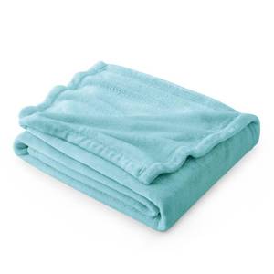 lot 17465 image: Bedsure Fleece Blankets Twin Size River Blue - 300GSM Lightweight Plush Fuzzy Cozy Soft Blanket for Bed, Sofa, Couch, Travel, Camping, 60x80 inches
