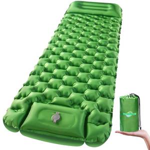 lot 17466 image: WANNTS Sleeping Pad, Ultralight Inflatable Sleeping Pad for Camping, Built-in Pump, Ultimate for Camping, Hiking - Airpad, Carry Bag, Repair Kit - Compact and Lightweight Camping Pad(Green)