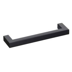 lot 17469 image: goldenwarm 10 Pack 5 Inch Black Cabinet Handles - Matte Black Drawer Pulls Stainless Steel - 128mm Cabinet Hardware Square Bar Modern Cabinet Pulls for Kitchen Bathroom Cupboard