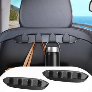 lot 18044 image: DICMKY 2 Pack Car Seat Hooks for Tesla Model Y(Juniper) Model 3(Highland) Accessories 2026 2025 2024 2023 2022 2021, Purse Hanger Automotive Seat Back Organizers for Bags, Handbag Backpack Grocery