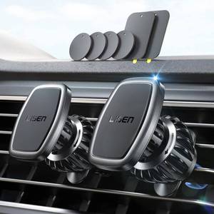 lot 18069 image: LISEN 2 Pack Magnet for Phone Car Mount Magnetic Phone Holder for Your Car Vent 6 Military Magnets Vent Cell Phone Holder Mount for Car Plate Fit All iPhone 16151413 Pro Max Plus Samsung S25