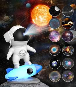 lot 18081 image: Yiliaw Astronaut Galaxy Projector 13 in 1 Star Projector Galaxy Light Ultra Clear Planetarium Projector with Rocket Night Light for Bedroom Ceiling Space Projector for Kids Adults