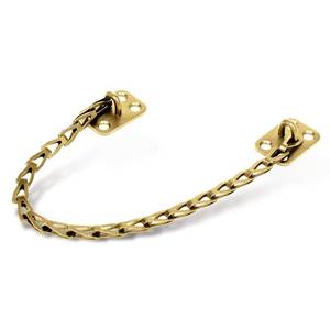lot 18092 image: MEGA HANDLES Transom Door Chain 12-Inch, Door Chain Stopper for Transom Windows, Cabinet Door Restraint, Chain Lid Support, Durable Transom Window Hardware for Enhanced Safety - Satin Brass