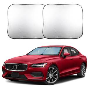 lot 18123 image: EcoNour Car Windshield Sun Shade Foldable  Front Windshield Shade for Sun, Heat and UV Rays  Sunshade for Car Front Window and Interior Sun Protection  Medium (31  28 inches)