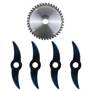 lot 18127 image: Ttottos Rechargeable Weed Wacker Blade Kit  Metal Cutting Blades and Saw Replacement Accessories for Garden, Yard and Lawn