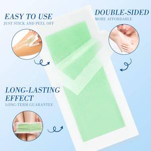 lot 18391 image: GREBIKE 51PCS Wax Strips for Hair Removal - Facial Hair Removal for Women - Waxing Kit for Women