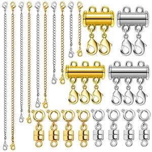 lot 18402 image: MKCYD Magnetic Jewelry Clasps for Necklace Extender and Layering, Multiple Styles Magnetic Clasps for Necklace Bracelet Anklet