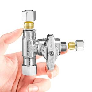 lot 18434 image: Fridge Water Line Kit Connector - Refrigerator Ice Maker Water Line Splitter, Also Available for Ice Maker Outlet Box, Drinking Water Faucet, Water Filtration System(14-38in-38in)in