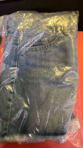 lot 18447 image: Denim kids shorts with white flower lace Size 8