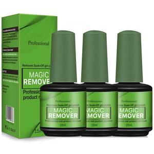 lot 18472 image: ONE1X Nail Polish Remover, Magic Soak-Off Gel Nail Polish Remover-Quick,Professional Nail Polish Removers for Natural, Gel Nails (Green-3)