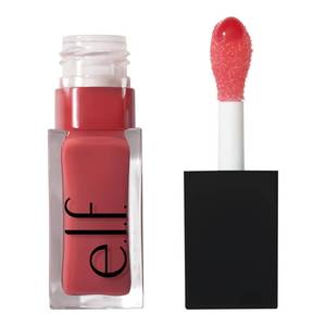 lot 18476 image: e.l.f. Glow Reviver Lip Oil, Nourishing Tinted Lip Oil For A High-shine Finish, Infused With Jojoba Oil, Vegan and Cruelty-free, Rose Envy