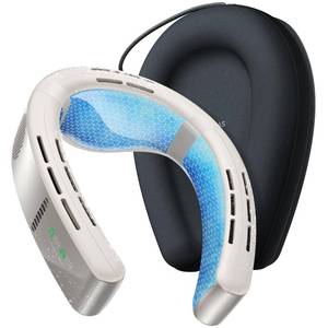 lot 19029 image: TORRAS 2025 Top Al Neck Fan Air Conditioner Coolify Cyber, Portable Neck Fans that Blow Cold AirNo.1 Coolest and 720° Immersive Cooling Personal AC Rechargeable for OutdoorIndoor. Gifts for DadMom