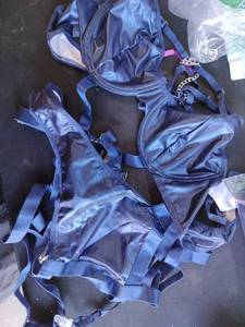 lot 20176 image: Navy Blue Lingerie Set with Chain Detail