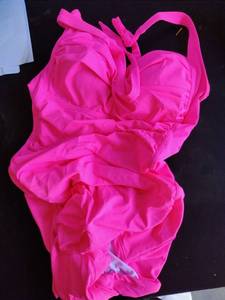 lot 20181 image: Tempt Me Hot Pink One-Piece Swimsuit