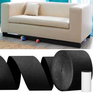 lot 6296 image: 32.8 Feet Under Sofa Toy Blocker,Adjustable Gap Bumper,Sectional Connectors for Sliding Sofas,Bumper Guard for Avoid Things Sliding Under Couch and Furniture(Include 19.6 Adhesive Mounting Strap)in