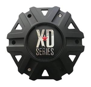 lot 6325 image: KMC XD Series M-959-1 Matte Black Wheel Center Cap