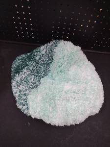 lot 6395 image: Mint Green Fluffy Stool Cover