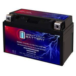 lot 6436 image: Mighty Max Battery YTZ10S -12 Volt 8.6 AH, 190 CCA, Rechargeable Maintenance Free SLA AGM Motorcycle Battery