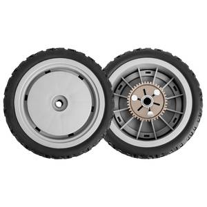 lot 9633 image: Fourtry 107-3709 Lawn Mower Rear Wheel Gear Assembly, 8x2 inch Wheel Compatible with Toro Super Recyclers, 2 Pack