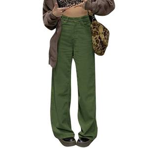 lot 53254 image: FACTORY SEALED - Corduroy High Waisted Baggy Pants for Women Vintage y2k Straight Leg Pants Loose Fit with Pocket Wide Leg