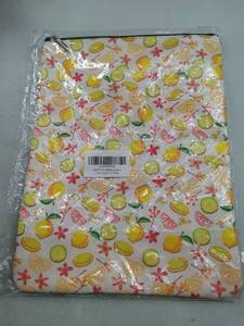 lot 53261 image: FACTORY SEALED - Citrus Print Zippered Pouch