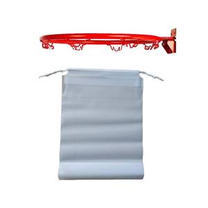 lot 53286 image: FACTORY SEALED - Basketball Hoop Shaped Storage Bin �� Creative Storage, Exciting Living - Retail $20