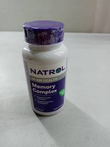 lot 53287 image: FACTORY SEALED - Natrol Brain Health Memory Complex Supplement