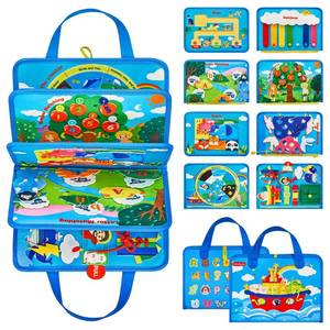 lot 53332 image: FACTORY SEALED - Kickduck Busy Board Montessori Toys for 3 4 Year Old Boys & Girls Birthday Gifts, Educational Activity Sensory Board Preschool Learning Toys for Toddlers, Travel Toys for Airplane (Noahs Ark)