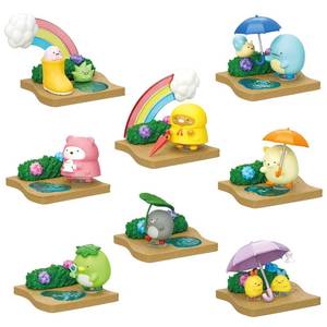 lot 53358 image: FACTORY SEALED - Re-Ment Sumikko gurashi Walking on a Rainy Day Blind Box - Includes 1 of 8 Collectible Mini Figurines - Fun and Versatile Decoration
