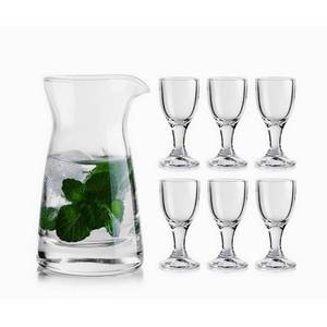 lot 53363 image: (UNUSED) MEMEOKON 61 set of Cups with Decanter Unique Mini Wine Shot Glasses Sake Spirits Cup Clear Alcohol Mini liquor Shot Glass luxur Drinking