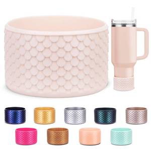 lot 53395 image: (UNUSED) UPABLUNSO Silicone Boot for Stanley Cup, Compatible with Stanley Tumblers 20-40oz, for Hydroflask Boot 12-24 Oz, for Owala Tumbler 40 oz, Bottom Protector for Stanley Boot for Stanley Cup Accessories
