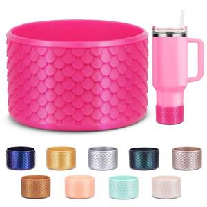 lot 53396 image: (UNUSED) UPABLUNSO Silicone Boot for Stanley Cup, Compatible with Stanley Tumblers 20-40oz, for Hydroflask Boot 12-24 Oz, for Owala Tumbler 40 oz, Bottom Protector for Stanley Boot for Stanley Cup Accessories