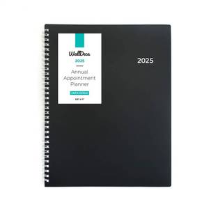 lot 53421 image: FACTORY SEALED - WallDeca 2025 Appointment Weekly Planner - Annual Weekly & Monthly Planner, Jan - Dec 2025, 8.5 x 11 Flexible Cover 7AM - 7PM Notes Pages Twin-Wire Binding