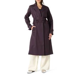 lot 53431 image: FACTORY SEALED - The Drop Womens Plum Perfect Convertible Trench Coat by takkunda, M