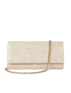 lot 53457 image: FACTORY SEALED - The Drop Womens Leroya Wallet on Chain Crossbody, Ivory, One Size