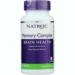 lot 53470 image: FACTORY SEALED - Natrol Memory Complex 60 Tabs