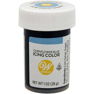 lot 53472 image: FACTORY SEALED - Wilton Cornflower Blue Gel Food Coloring  1 oz. - Retail $20