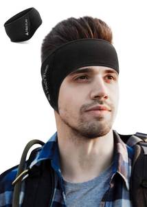 lot 53496 image: FACTORY SEALED - Ear Warmer Headband, Fleece Ear Muffs for Men & Women, Winter Running Headband, Black